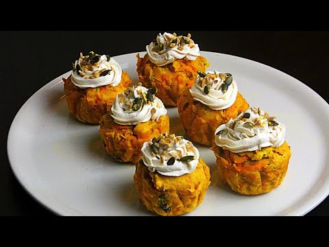 Recette Muffins carotte, cumin et graines de courge