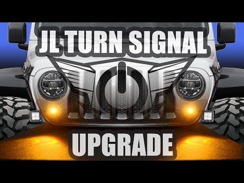 JL Wrangler Fender Turn Signal Relocation for under $20 with ORACLE Lighting LED Relocate DIY