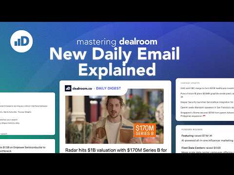 New Dealroom daily email — Explained thumbnail