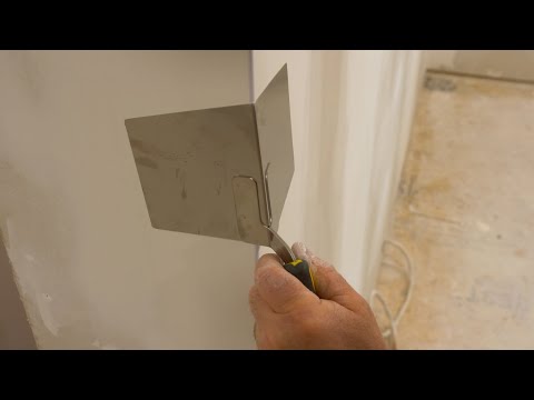 How to spackle drywall corners: inside and outside corners.  |  Hyde Tools