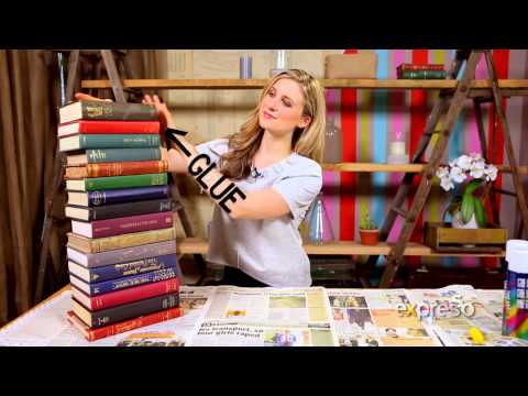 How to make a Book Table DIY with Matanna