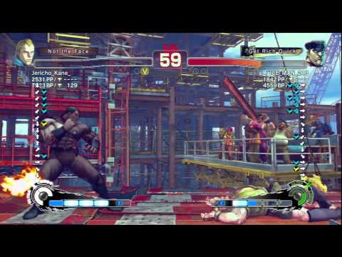 Jericho_Kane_ [Abel] Vs ICE_MAN_213 [M.Bison] SSF4 AE Online Ranked Matches - PSN