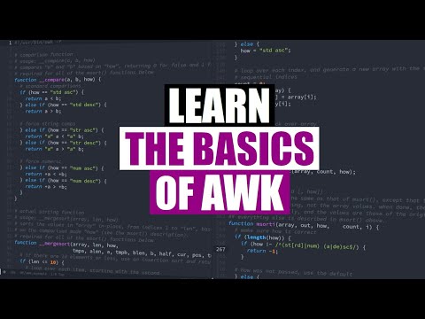 Learn the Basics of AWK