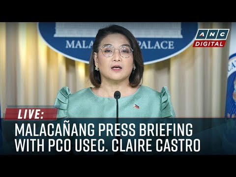 LIVE: Malacañang holds press briefing with PCO Usec. Claire Castro | January 12