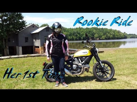 Girlfriend's 1st Ride - Ducati Scrambler Icon