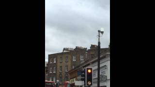 Kings cross traffic camera pointing on sky