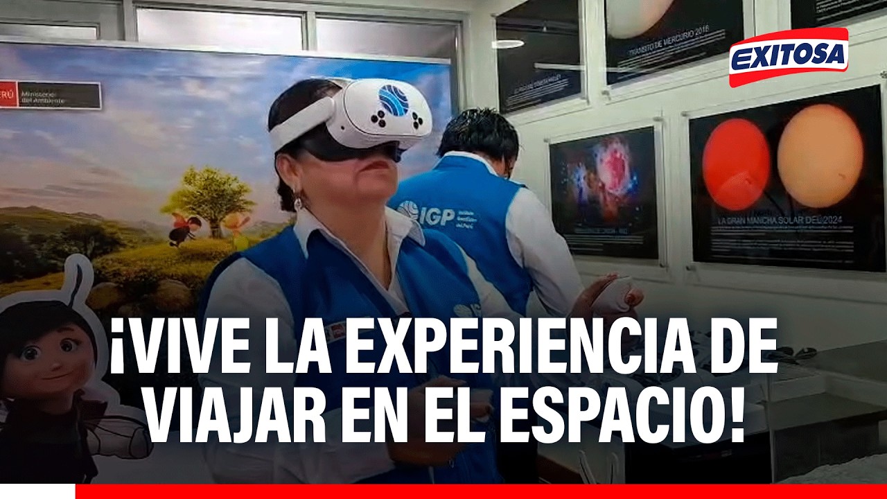 🔴🔵 ¡Vive la experiencia de viajar en el espacio!: IGP presenta sus nuevos lentes de realidad virtual