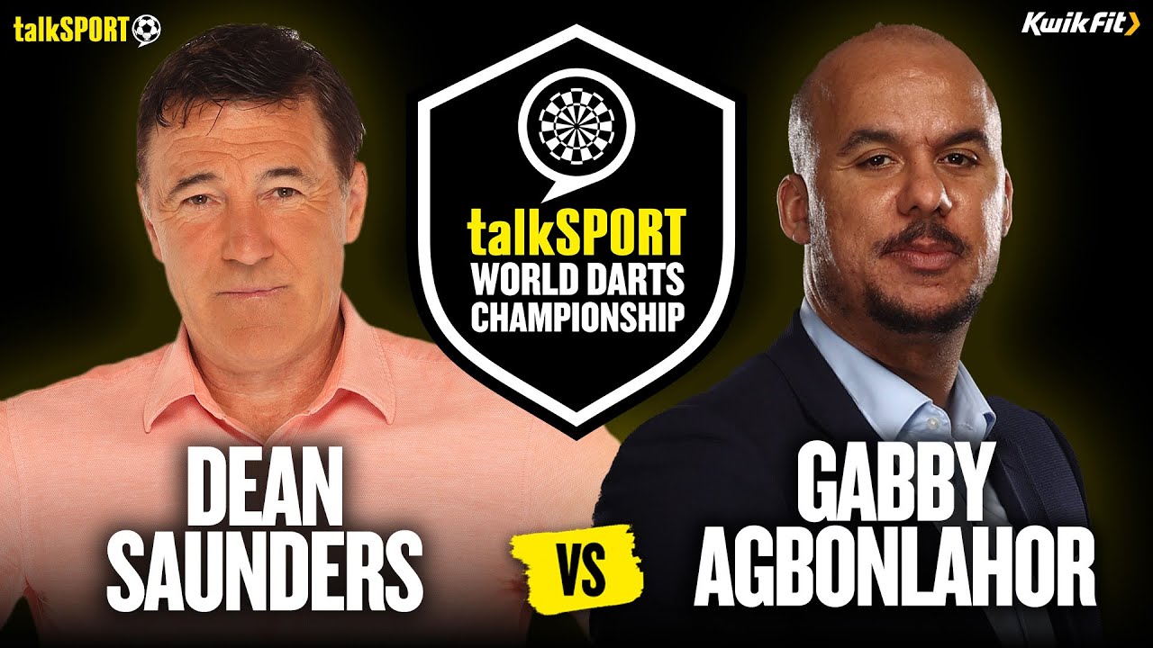 Dean The Storyteller Saunders v Gabby The Gabfather Agbonlahor | talkSPORT World Darts Championship