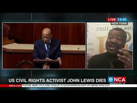 Tributes pour in for US congressman John Lewis