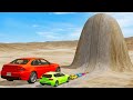 Small To Giant Cars Vs Giant Bulge BeamNG Drive
