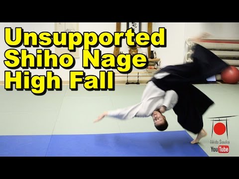 [Aikido Ukemi] Unsupported Shiho Nage High Fall - Tutorial
