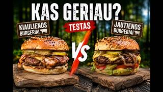 KIAULIENA vs JAUTIENA – kuris burgeris GERESNIS?! 😱