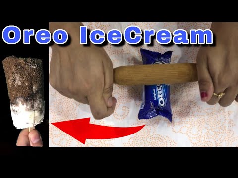 Oreo Ice Cream Recipe | ओरियो आइसक्रीम | Ice Cream Recipe In Hindi | roopam rasoi ghar