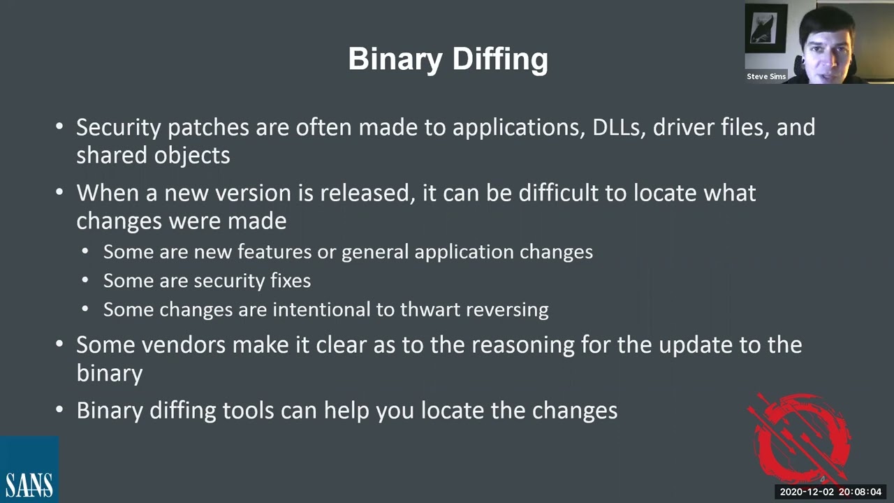 Binary and Patch Diffing for Bug Hunting and Weaponization