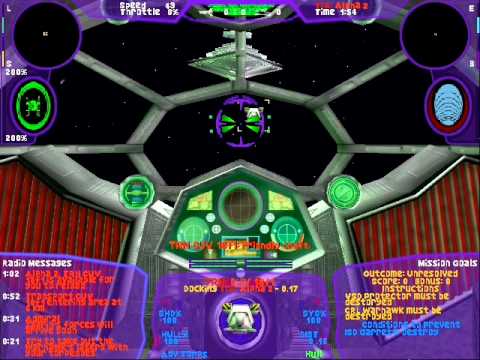 Playthrough of TIE Fighter Total Conversion Battle 7 Mission 3 - Retribution