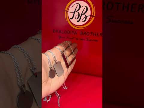 Stainless steel engraving chain pendant