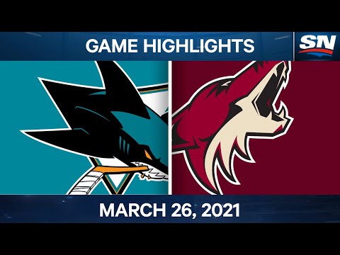 NHL Game Highlights | Sharks vs. Coyotes – Mar. 26, 2021