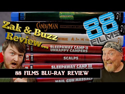 88 Films Blu-Ray Review - SWAMP THING & Slasher Classics Horror Blu-Ray Collection Update!