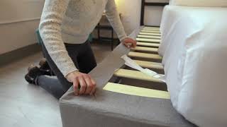 Circa Bed Wrap Installation by Standard Textile Home