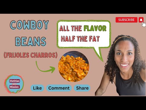 Heart Healthy Cowboy Beans (Frijoles Charros)
