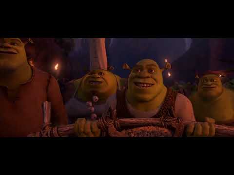 Shrek Forever After (2010) Welcome to the Resistance Scene
