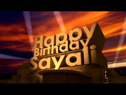 Happy Birthday Sayali
