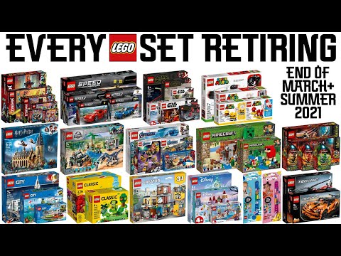 Every LEGO Set Retiring In March & Summer 2021!