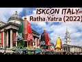 Iskcon Italy Rome Ratha Yatra 2022 4kvideo Iskcon Harekrishna Jagannathrathyatra Prabhupada