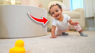 KYLAH STARTED CRAWLING FOR THE FIRST TIME!! *SO CUTE*
