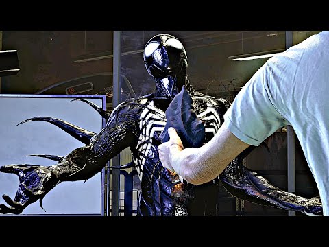 Spider-Man 2 Venom Symbiote Origins Reveal Scene 2023 (PS5) 4K 60FPS