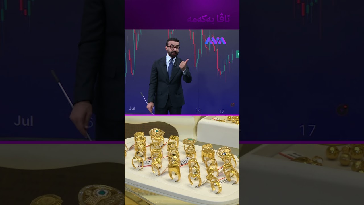 ڤیدیۆ | هەواڵی خۆش لەسەر زێڕ دابەزی بۆ 857 هەزار دینار