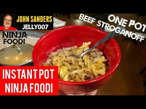 BEEF STROGANOFF | INSTANT POT | NINJA FOODI | ONE POT