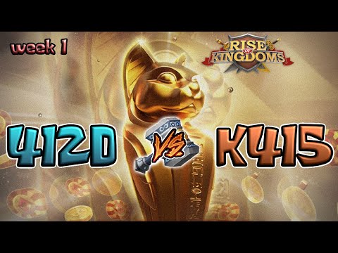 OSIRIS LEAGUE QUALIFIERS (Week 1): 412D vs K415 | Rise of Kingdoms