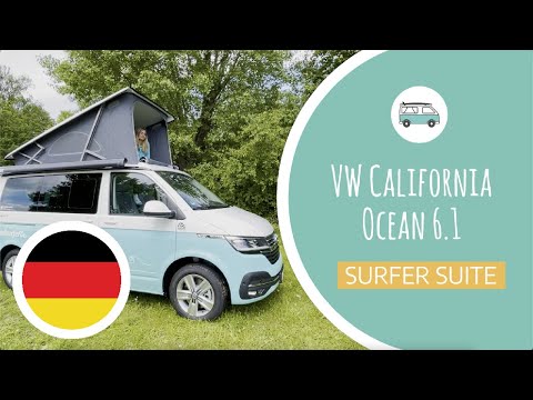 VW T6.1 California Ocean Erklärvideo - roadsurfer Surfer Suite