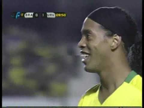 Brasil 2-1 Uruguay (21 de Nov., 2007) Partido Completo.