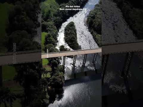 Divisa entre Bom Jesus e Jaquirana-RS no Rio das Antas na Serra Gaúcha #serragaucha #riodasantas