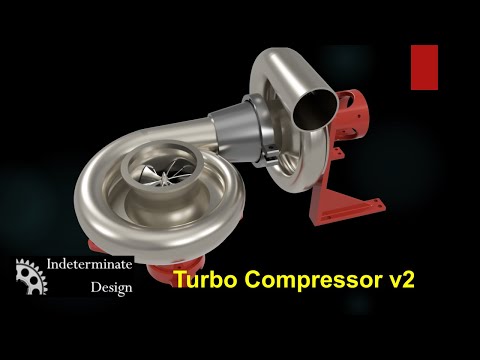 3D Printed Two-Stage Compound Turbo Compressor