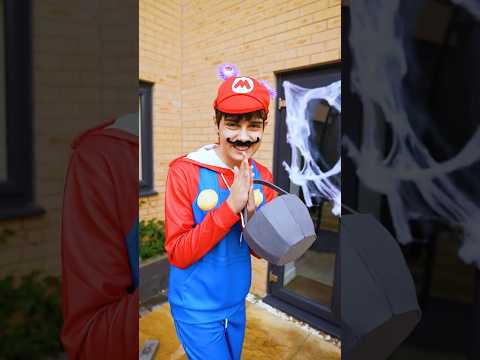 How to Trick or Treat Without Leaving the House #halloween #supermario #familygamestories