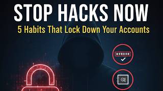 You're Making It Easy for Hackers! 5 Crucial Security Habits to Change Today