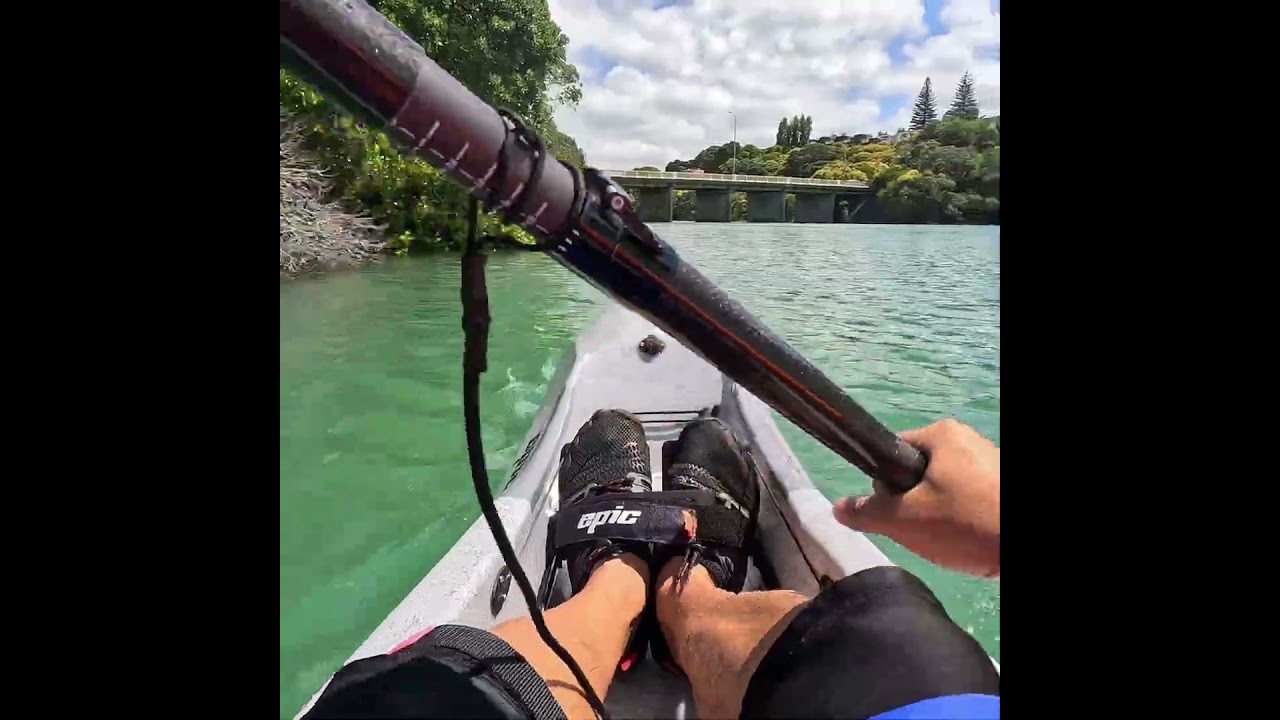 Nice paddle by Purewa bridge #surfski #kayaking #paddler #newzealand