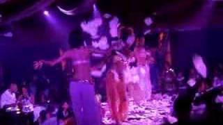 Arabesc dance in night club