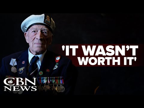 'It Wasn't Worth it!': 100-Year-Old WW2 Vet Shocks TV Hosts on Remembrance Day