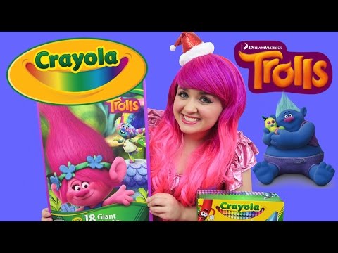 GIANT Trolls Christmas Coloring Page | COLORING WITH KiMMi THE CLOWN Video