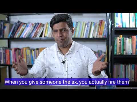 To Give Someone the Ax |English Idiom |