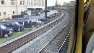 preview picture of video 'VRE train ride from Washington DC Union Station to Franconia Springfield station.'