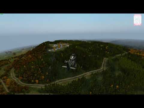 Pouso no Airfield com Helicopero Merlin DayZ Expansion Servidor InsanePVP