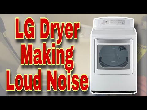 How to Fix LG Dryer Making Loud Noise | Loud Rumbling Noise | Model #DLE4801W