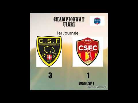 CHAMPIONNAT U16R1  CHAMBERY - CLUSES SCIONZIER  3-1