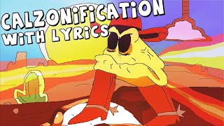 Cover art for Calzonification with lyrics (pizza tower, made by MaymiMayo on yt)