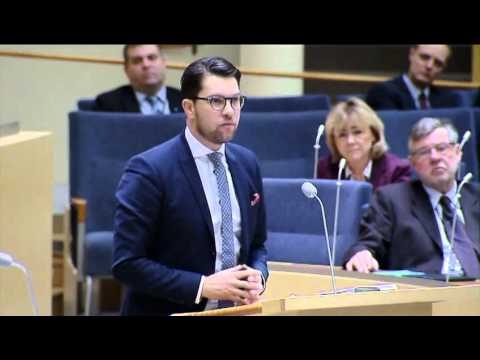 Jimmie Åkesson Får Ett Märkligt Svar Från Anna Kinberg Batra 2016-01-13